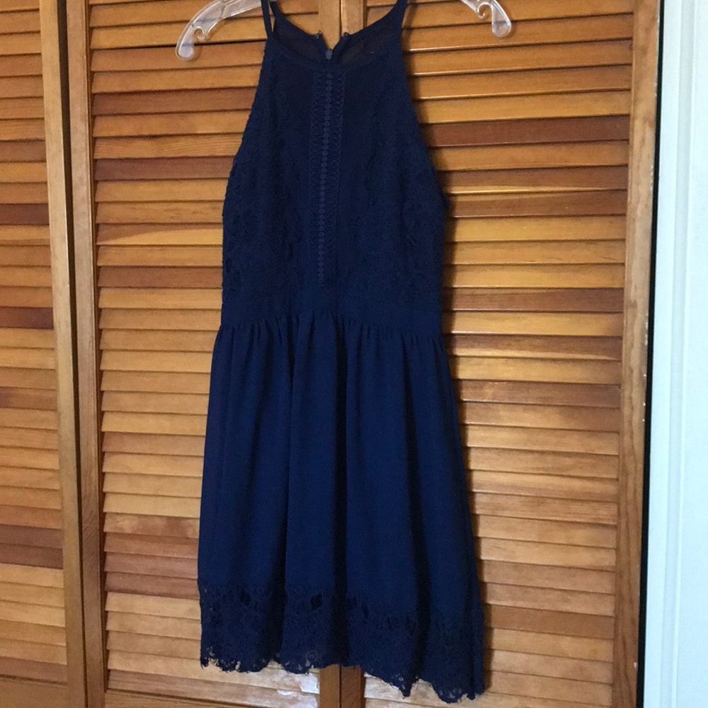 Francesca’s Navy summery lace dress!